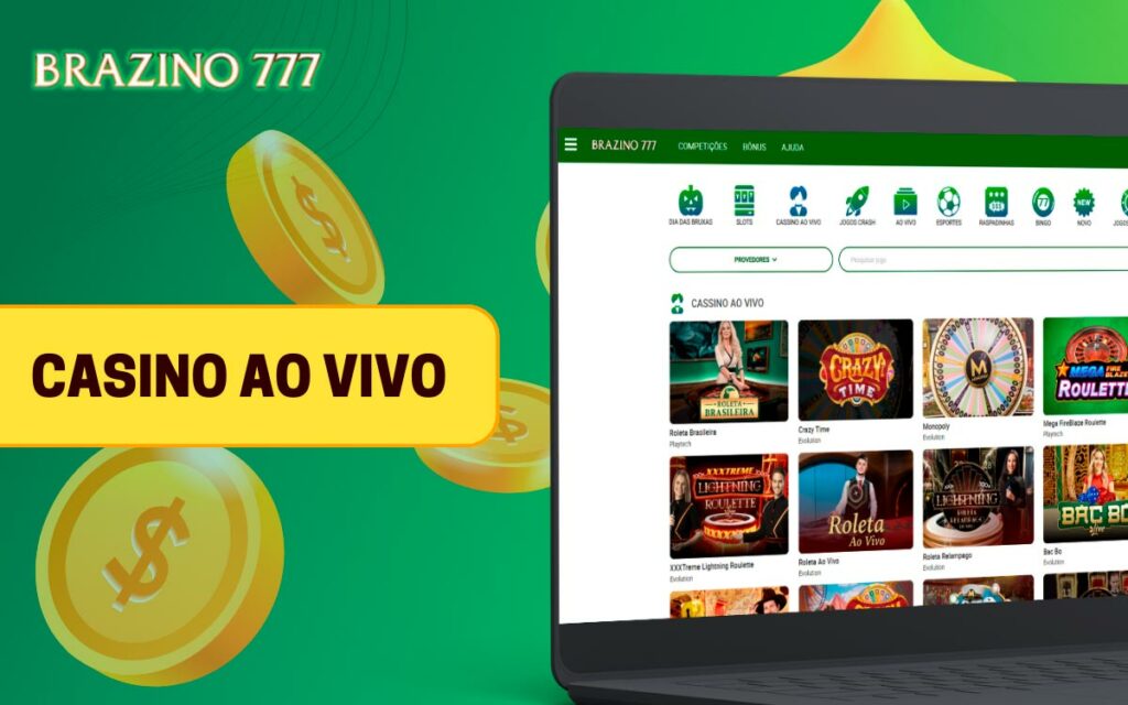 Jogue Casino ao Vivo no Brazino777 Brasil