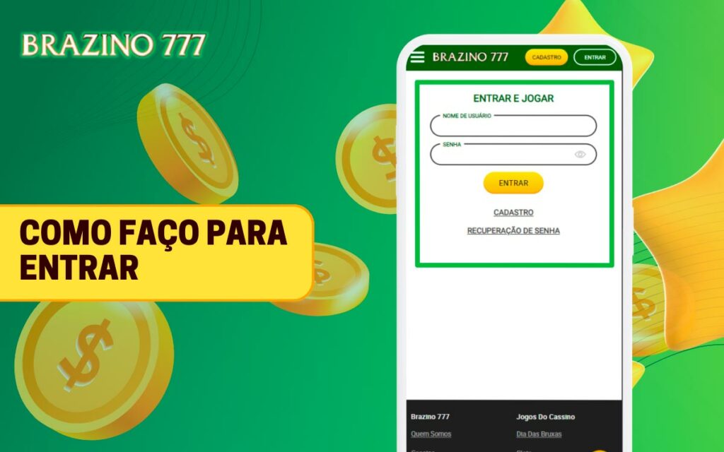 Entre na sua Conta no Aplicativo Brazino777 | Plataforma de Casino Online