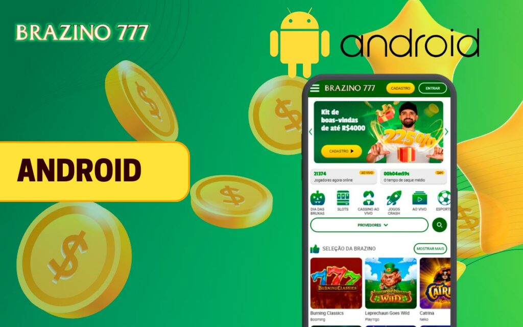 Apostar de forma lucrativa e conveniente com o aplicativo Brazino777 para Android